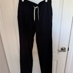 Vuori Women's Black Joggers with Drawstring